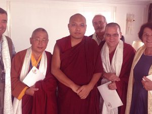 Le Vénérable Lama Gyourmé à eu une audience avec Sa Sainteté Le Karmapa